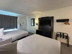 Postel nebo postele na pokoji v ubytování Motel 6 Las Vegas, NV - Strip