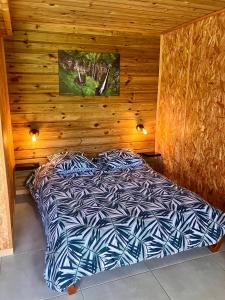 Postel nebo postele na pokoji v ubytování Studio Le Dalia