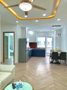 Χώρος καθιστικού στο Vibe Apartment