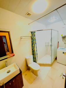 Koupelna v ubytování Studio Unit in Macau