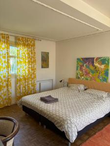 Postel nebo postele na pokoji v ubytování Villa Tricia Cannes