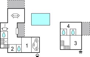 Půdorys ubytování Pet Friendly Home In Sveti Kirin