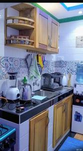 Kuchyň nebo kuchyňský kout v ubytování Jabril homes