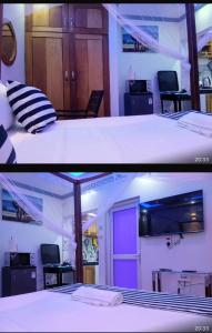 TV a/nebo společenská místnost v ubytování Jabril homes