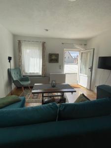 Χώρος καθιστικού στο Ferienwohnung für 2 Gäste