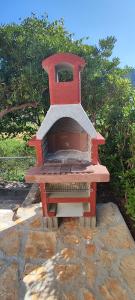 Grillaðstaða í boði fyrir gesti í íbúðinni