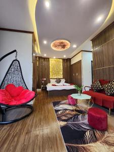 Posezení v ubytování HA Hotel & Apartment