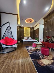 Posezení v ubytování HA Hotel & Apartment