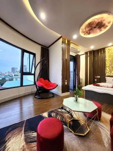 Posezení v ubytování HA Hotel & Apartment
