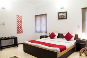 Ένα ή περισσότερα κρεβάτια σε δωμάτιο στο Corner Stay Serviced Apartment-Racecourse
