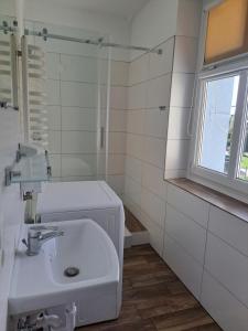 Koupelna v ubytování Mieszkania turystyczno - pracownicze + 12 fotografií