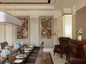 Raffles Makati的休息区