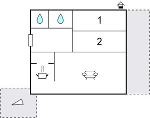 Plán poschodí v ubytovaní Apartment Gruda Molunat Ii
