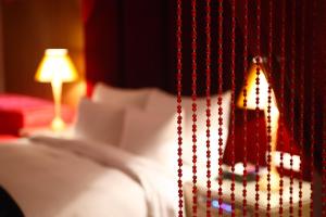 Postel nebo postele na pokoji v ubytování Dryad Motel