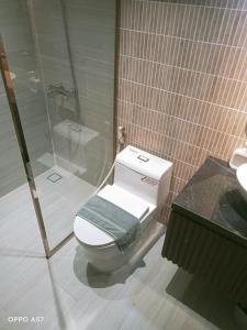 Koupelna v ubytování Sunland Hotel