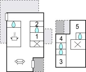 Plan piętra w obiekcie Nice Home In St Andrea Di Cotone