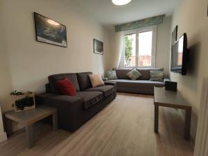 Χώρος καθιστικού στο Apartamento Larraina