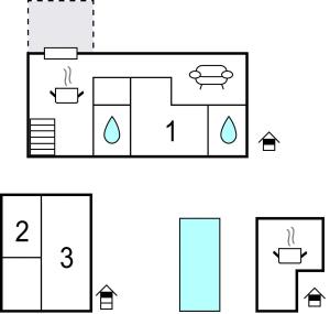 Plan piętra w obiekcie Holiday Home Damijanici Vi
