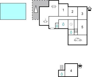Půdorys ubytování Holiday Home Grandici Iv