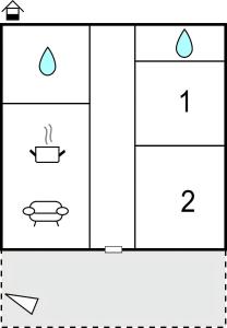 Plan piętra w obiekcie Ferienhaus Mit Bergidylle