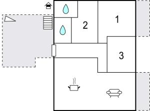 Půdorys ubytování Apartment Supetar Ive Vojnovica