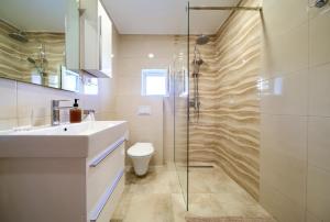 Koupelna v ubytování Apartment Lipovac