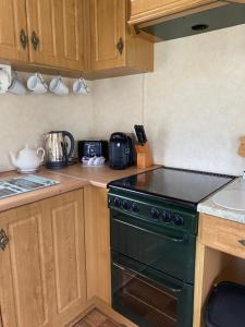 Kuchyň nebo kuchyňský kout v ubytování Curacao Caravans