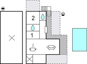 Plan piętra w obiekcie Cozy Home In Labin With Wifi