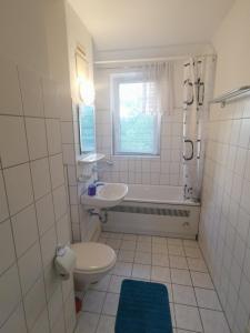 Koupelna v ubytování Schöne Unterkunft für Reisende & Berufstätige