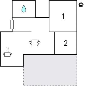 Půdorys ubytování Apartment Fazana Lxxvi