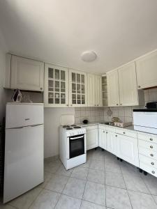 Kuchyň nebo kuchyňský kout v ubytování Rakovica Resort + 65 fotografií