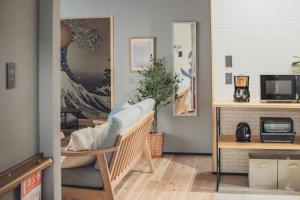 Kuchyň nebo kuchyňský kout v ubytování AKIYATO DATE DREAM DATE home