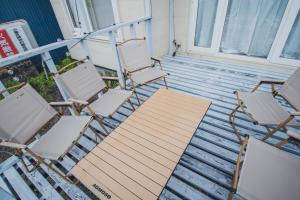 Balkón nebo terasa v ubytování AKIYATO DATE DREAM DATE home