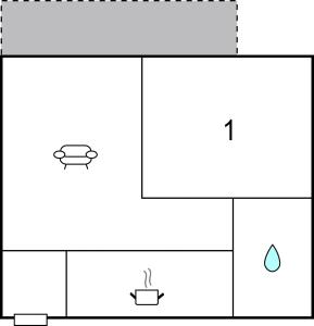 Plan piętra w obiekcie Cozy Apartment In Blonville-Sur-Mer