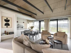 Posezení v ubytování Heiðin Homes Villas