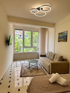 Χώρος καθιστικού στο Mejsi Studio Apartment