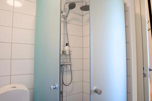 Koupelna v ubytování GEG Hotel