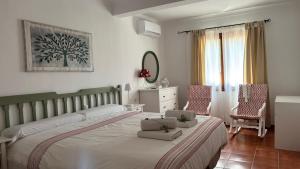 Posteľ alebo postele v izbe v ubytovaní Finca Sa Cova de Mallorca