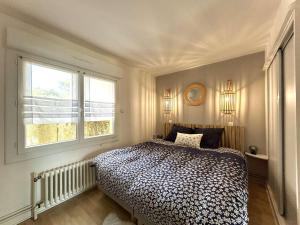 Posteľ alebo postele v izbe v ubytovaní La Baule Appartement 3 pièces avec terrasse, proche commerces et plage - FR-1-245-170