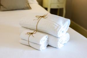 Postel nebo postele na pokoji v ubytování B&B Le Bianche