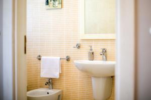 Koupelna v ubytování B&B Le Bianche