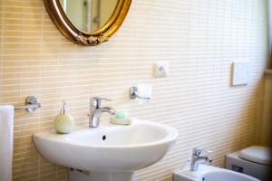 Koupelna v ubytování B&B Le Bianche