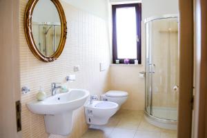 Koupelna v ubytování B&B Le Bianche