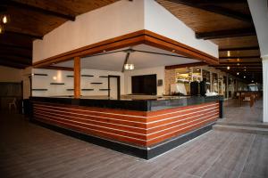 a bar in the middle of a building at Club Golf Hotel All Inclusive in Side