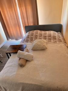 Katil atau katil-katil dalam bilik di Chambre 5 chic cocooning