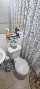 Koupelna v ubytování Departamento Villarrica Vista al Lago y Volcanes