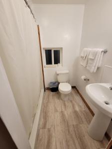 Koupelna v ubytování Crescent motel
