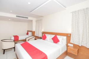 Postel nebo postele na pokoji v ubytování Super Hotel O Ivy Dew Drops
