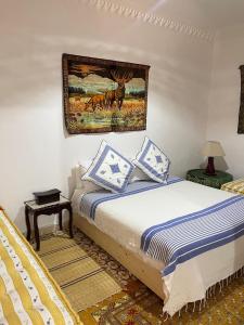 Postel nebo postele na pokoji v ubytování Dar hana