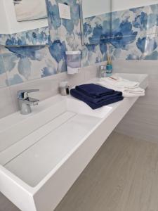 Koupelna v ubytování Il sentiero b&b
